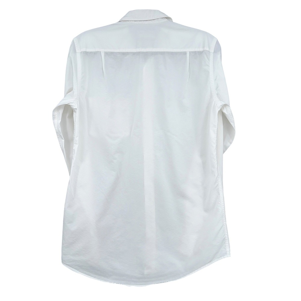 Rodd & Gunn Sports Fit Mens XS Cotton Lyocell White Long Sleeve Button Down - Picture 2 of 7